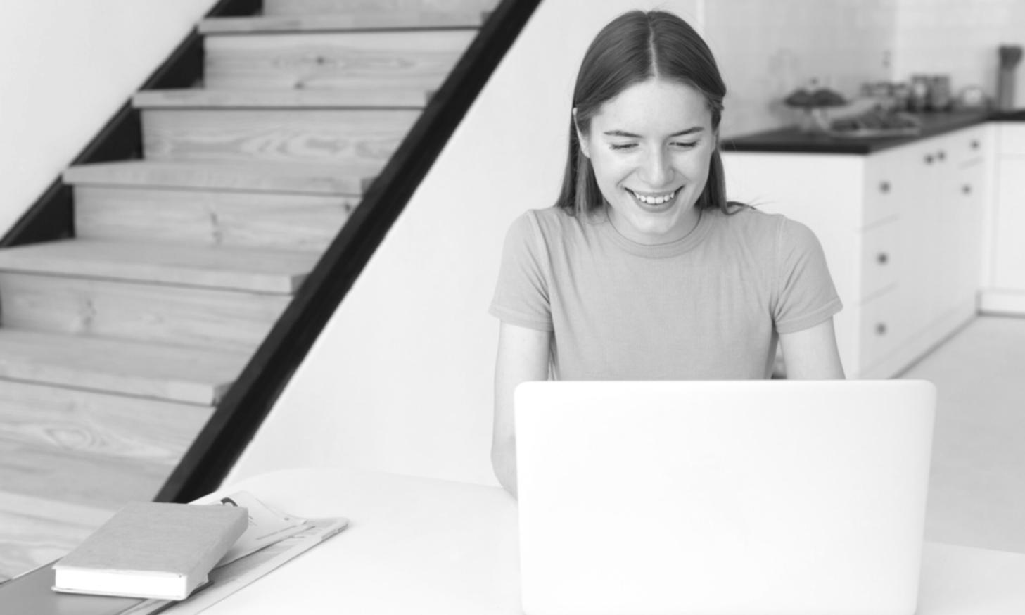Financial planning workspace with calculator and documents